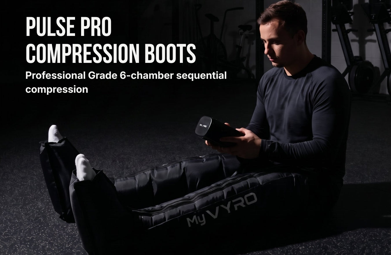 Pulse PRO compression boots. Professional grade six chamber sequential compression.