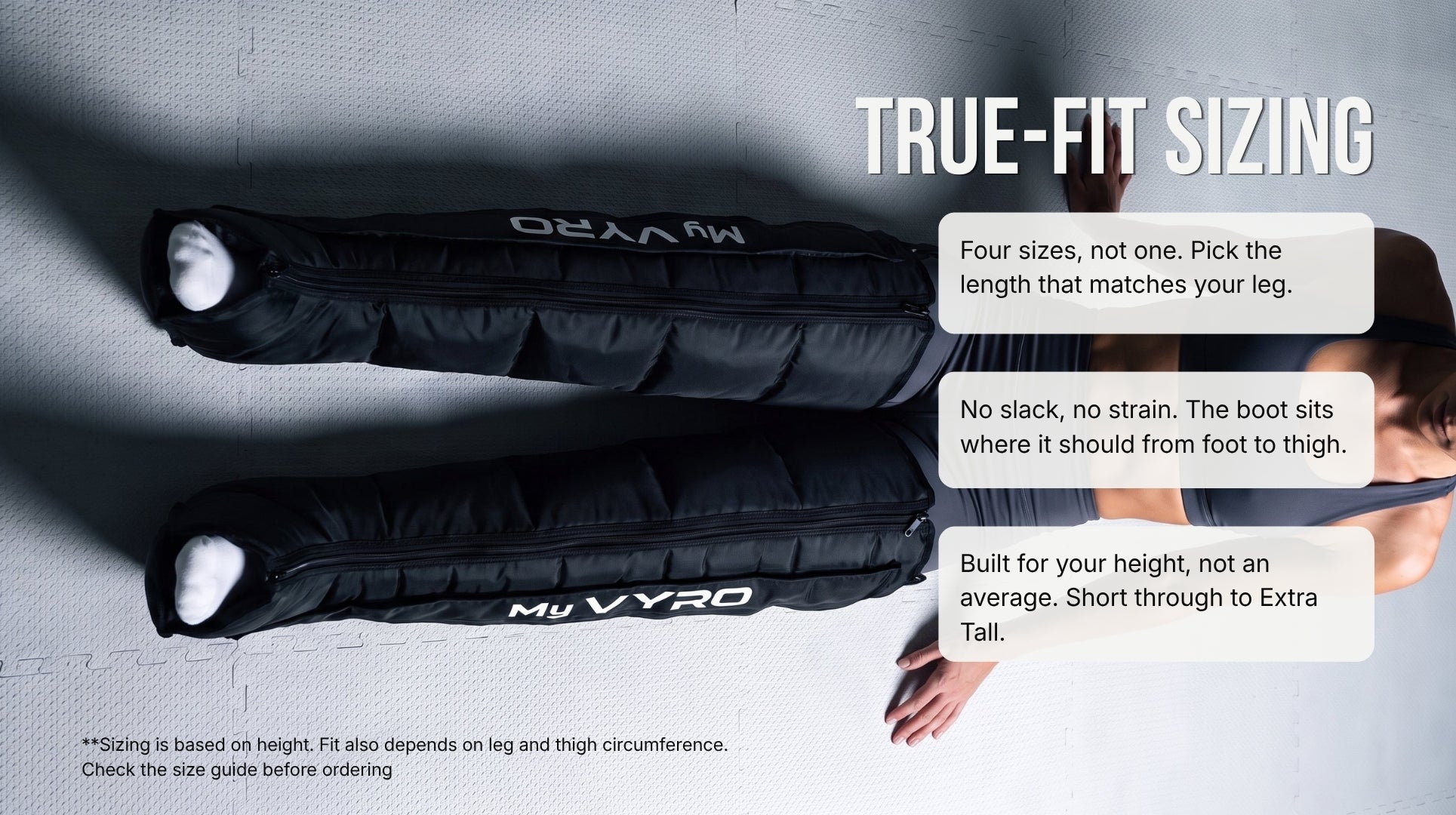 MyVYRO Pulse PRO TrueFit sizing